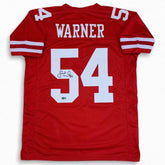 Fred Warner Autographed Signed Jersey - Red - Beckett Authentic